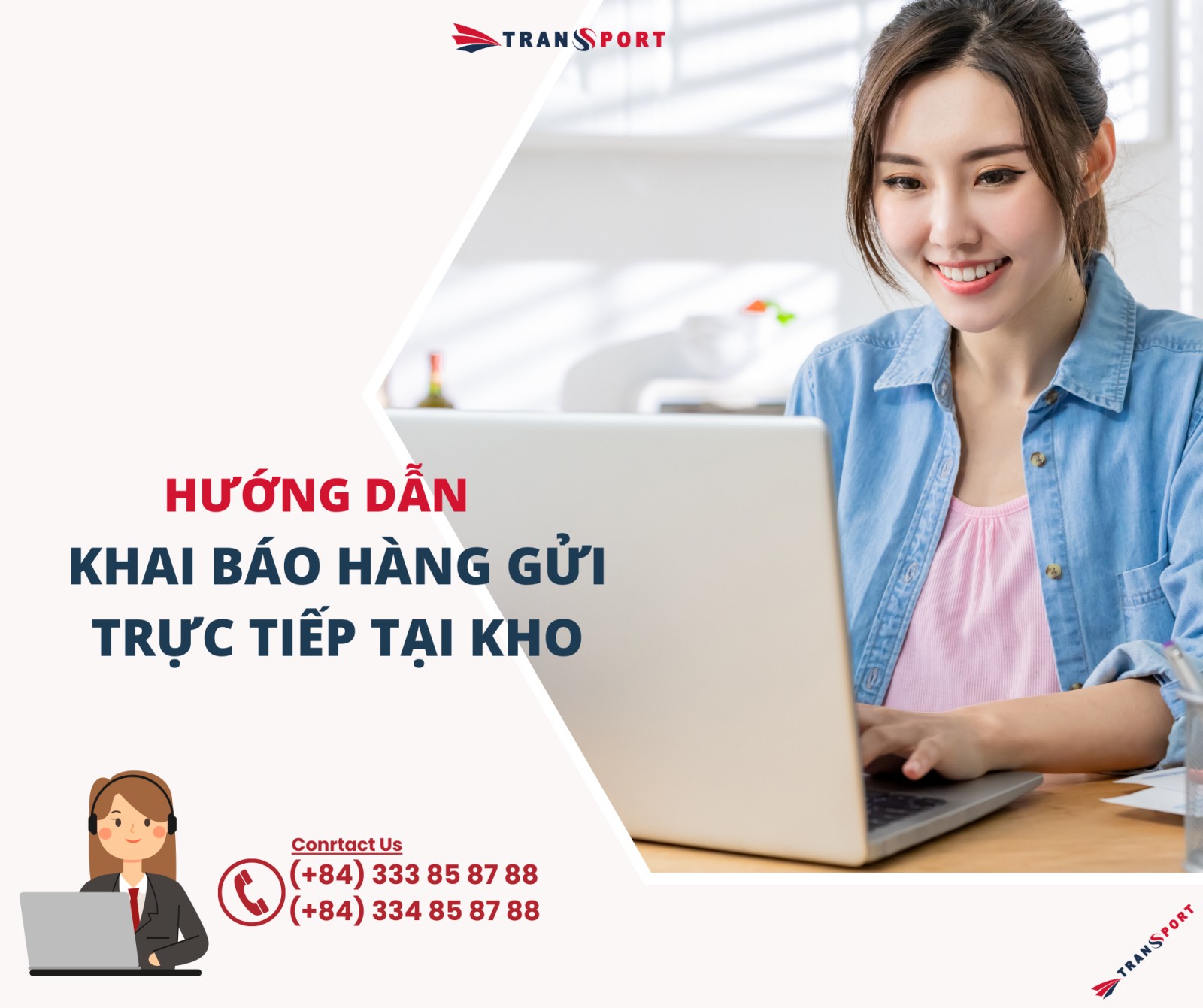 Hướng dẫn khai báo hàng gửi trực tiếp tại kho